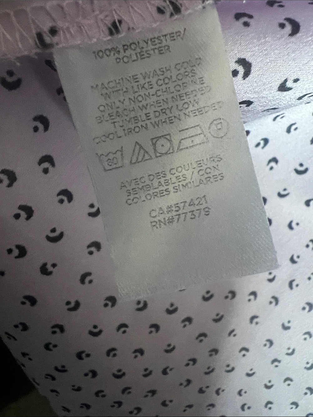 Ann Taylor Lavender Polka Dot Blouse - Picture 3 of 4